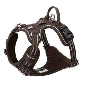 Chai's Choice Premium 3M Polyester Reflective Front Clip Dog Harness, XS